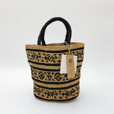 StrawWeave Handmade Colorblock Raffia Tote Eco-Friendly High-Quality French Vintage Boho Woven Bag for Women, Summer Beach Shoulder Handbag